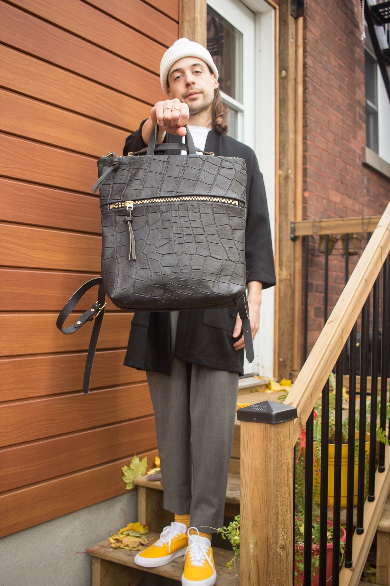 Eleven Thirty XL Katie Bag (Bronze Croc) - Victoire Boutique - Bags - Eleven  Thirty - Victoire Boutique - ethical sustainable boutique shopping Ottawa  made in Canada