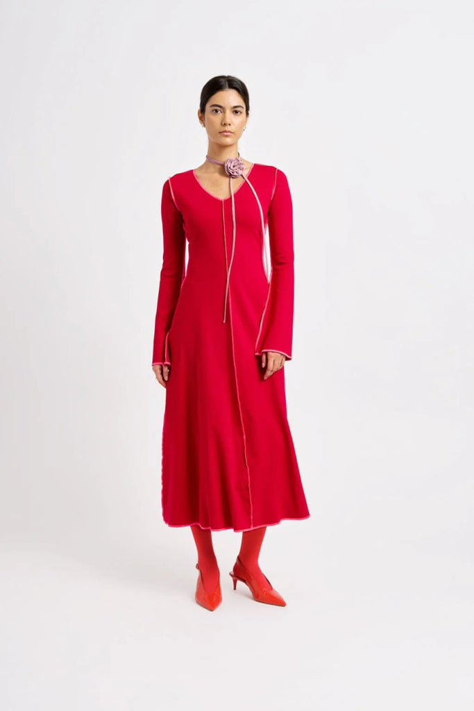 Eliza Faulkner Clara Dress (Red) - Victoire BoutiqueEliza FaulknerDresses Ottawa Boutique Shopping Clothing