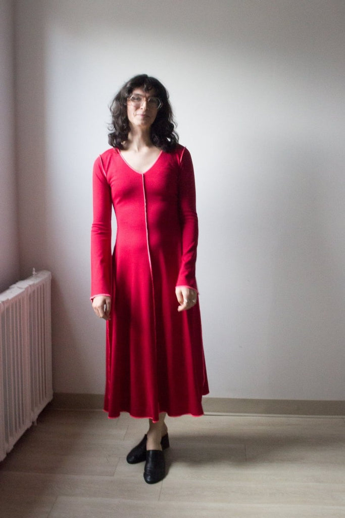 Eliza Faulkner Clara Dress (Red) - Victoire BoutiqueEliza FaulknerDresses Ottawa Boutique Shopping Clothing