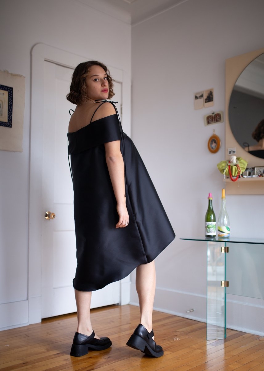 Eliza Faulkner Cora Trapeze Dress (Black) - Victoire Boutique - Dresses -  Eliza Faulkner - Victoire Boutique - ethical sustainable boutique shopping  Ottawa made in Canada