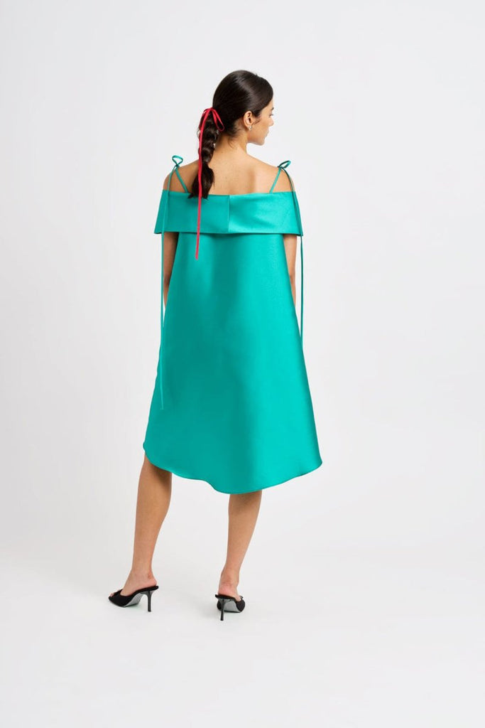 Eliza Faulkner Cora Trapeze Dress (Teal) - Victoire BoutiqueEliza FaulknerDresses Ottawa Boutique Shopping Clothing