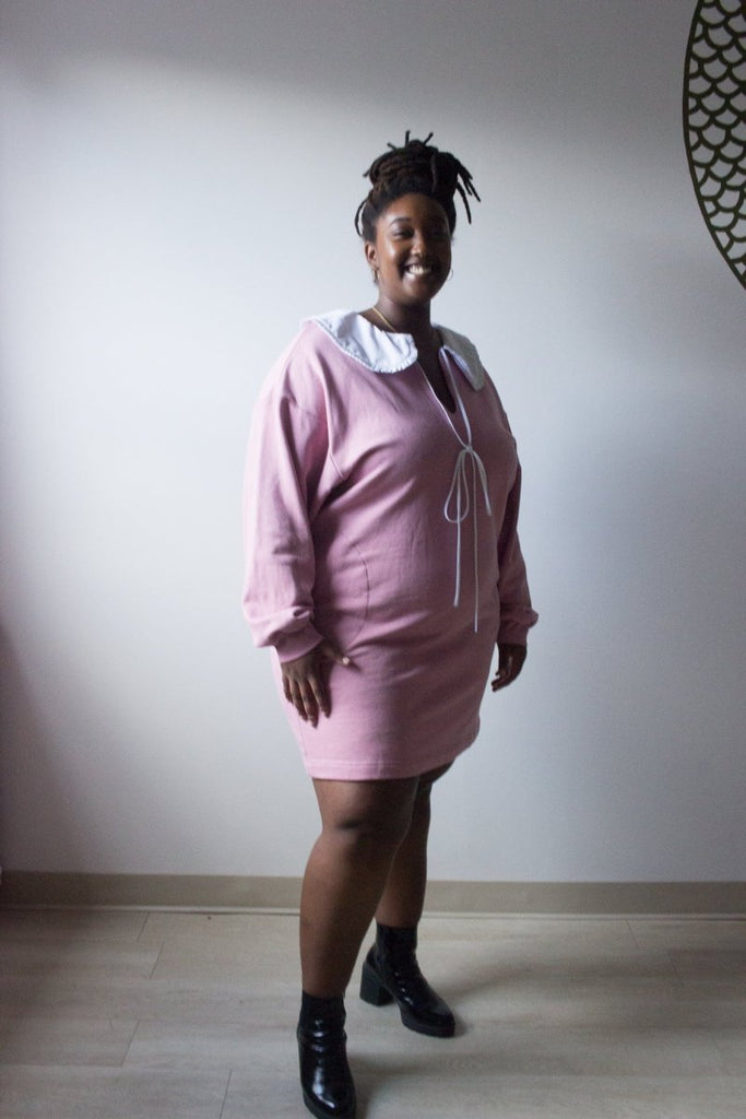 Eliza Faulkner Darcy Sweater Dress (Pink) - Victoire BoutiqueEliza FaulknerDresses Ottawa Boutique Shopping Clothing