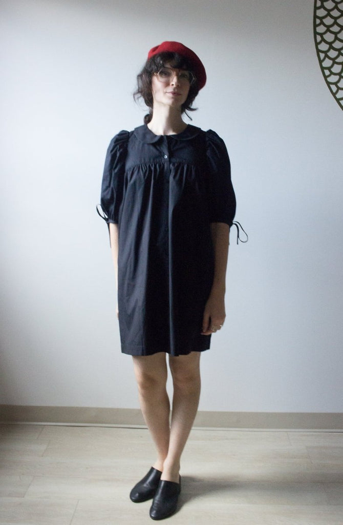 Eliza Faulkner Evelyn Poplin Dress (Black) - Victoire BoutiqueEliza FaulknerDresses Ottawa Boutique Shopping Clothing