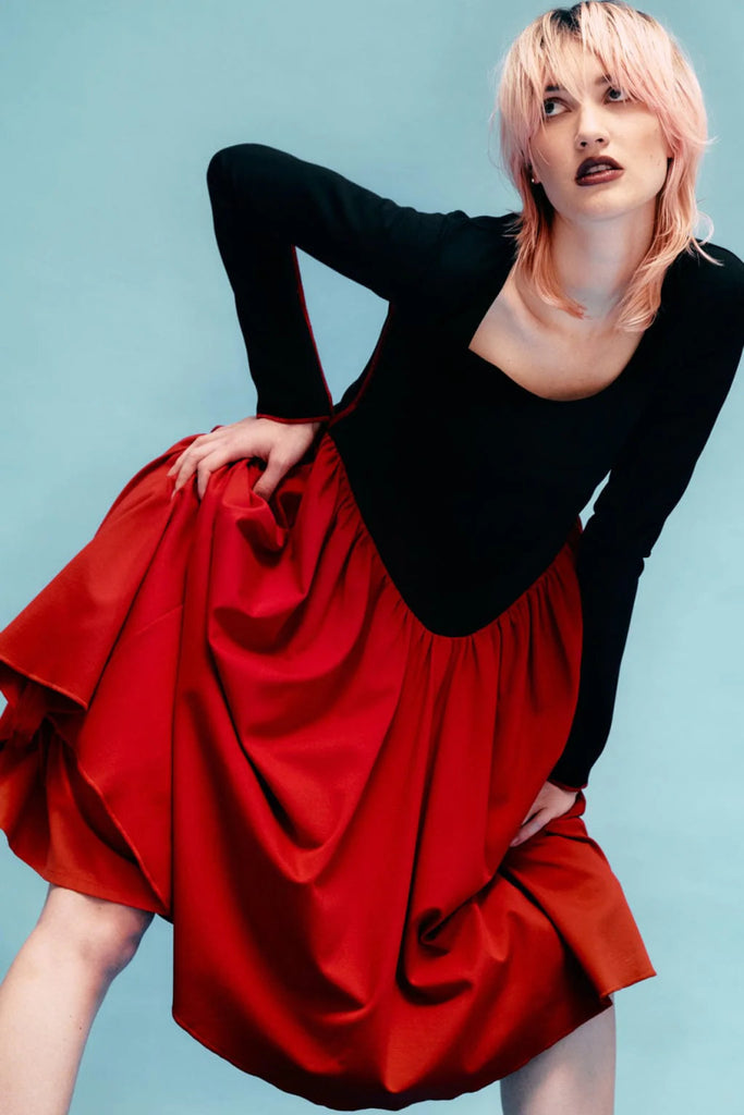 Eliza Faulkner Joan Dress (Black & Red) - Victoire BoutiqueEliza FaulknerDresses Ottawa Boutique Shopping Clothing