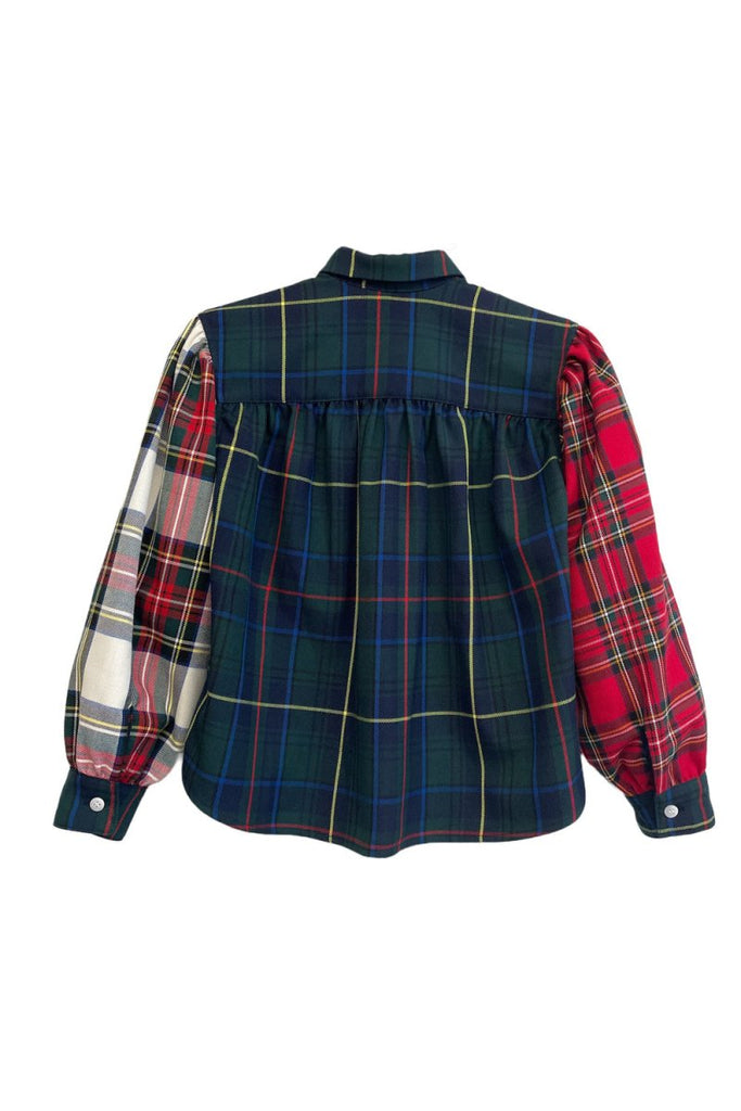 Eliza Faulkner Kids Venti Shirt (Plaid Combo) - Victoire BoutiqueEliza FaulknerTops Ottawa Boutique Shopping Clothing