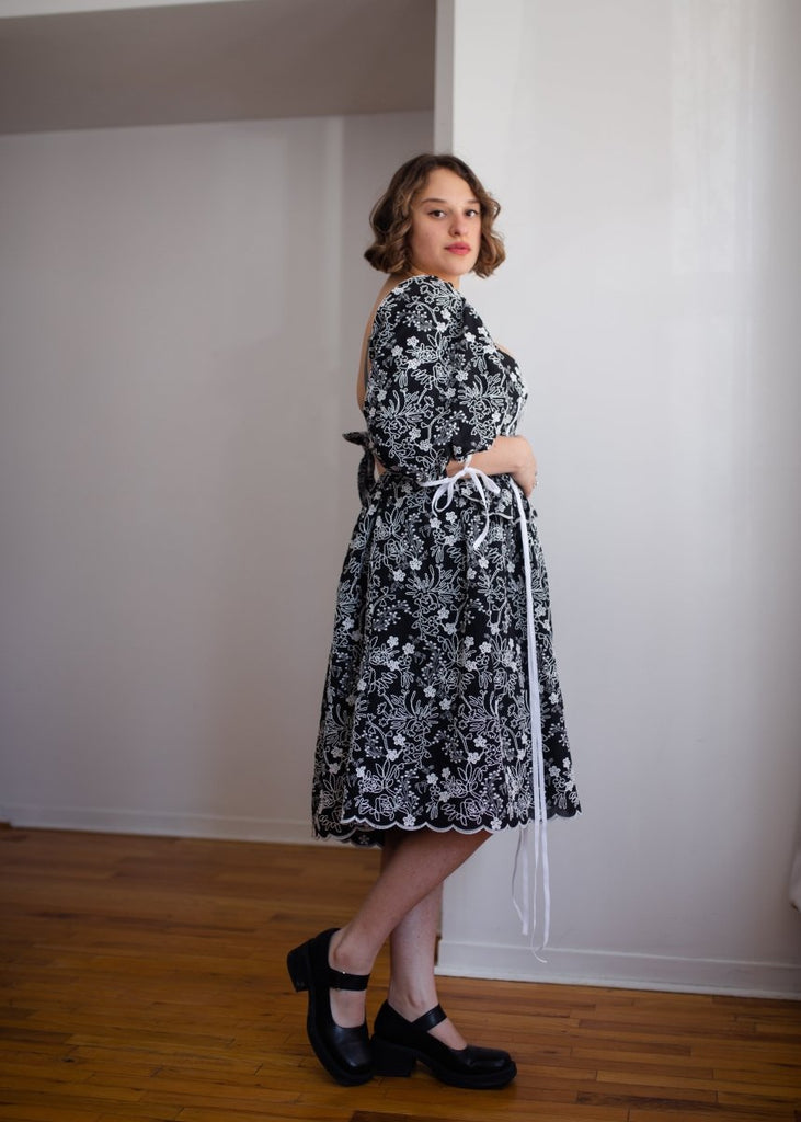 Eliza Faulkner Pascale Dress (Black Eyelet) - Victoire BoutiqueEliza FaulknerDresses Ottawa Boutique Shopping Clothing