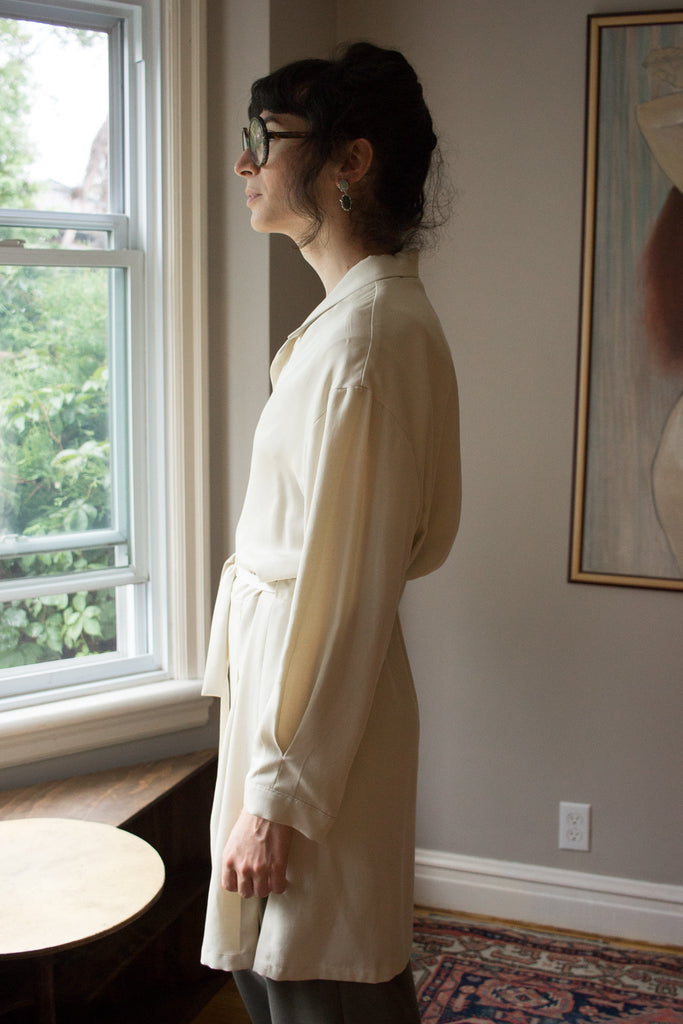 Esser Tailored Collar Dress (Beige) - Victoire BoutiqueEsserDresses Ottawa Boutique Shopping Clothing