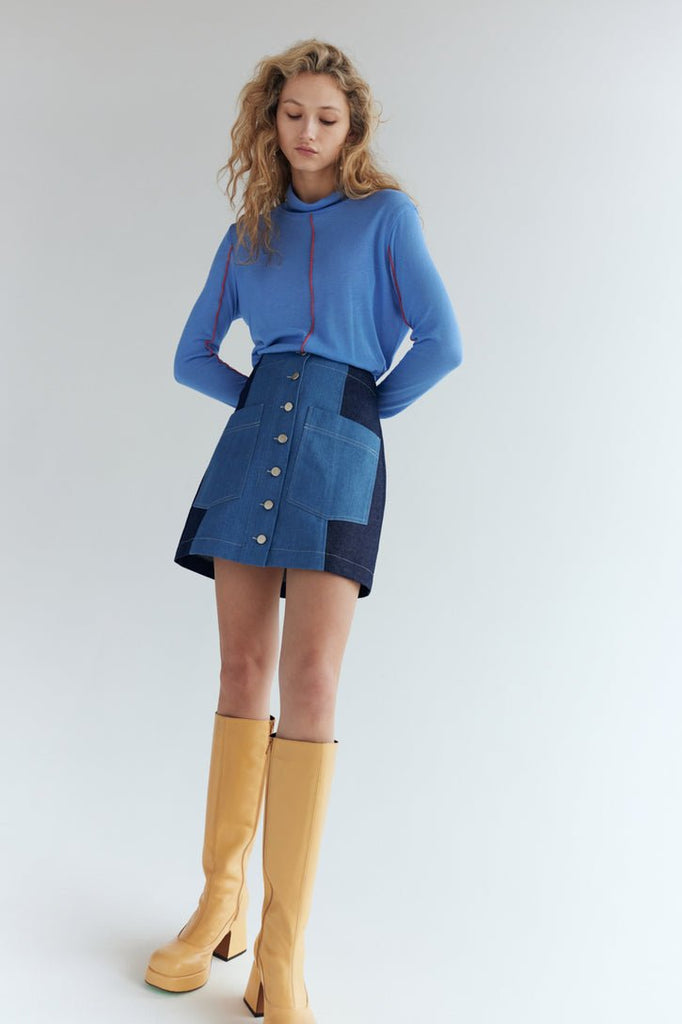 Eve Gravel Austin Skirt (Pre-Order) - Victoire BoutiqueEve GravelBottoms Ottawa Boutique Shopping Clothing