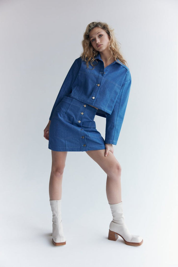 Eve Gravel Austin Skirt (Pre-Order) - Victoire BoutiqueEve GravelBottoms Ottawa Boutique Shopping Clothing