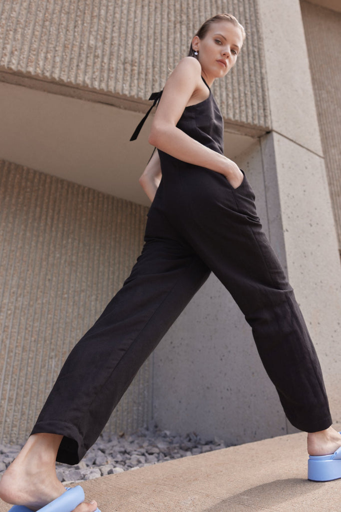 Eve Gravel Cybele Jumpsuit (Pre-Order) - Victoire BoutiqueEve GravelJumpsuits Ottawa Boutique Shopping Clothing