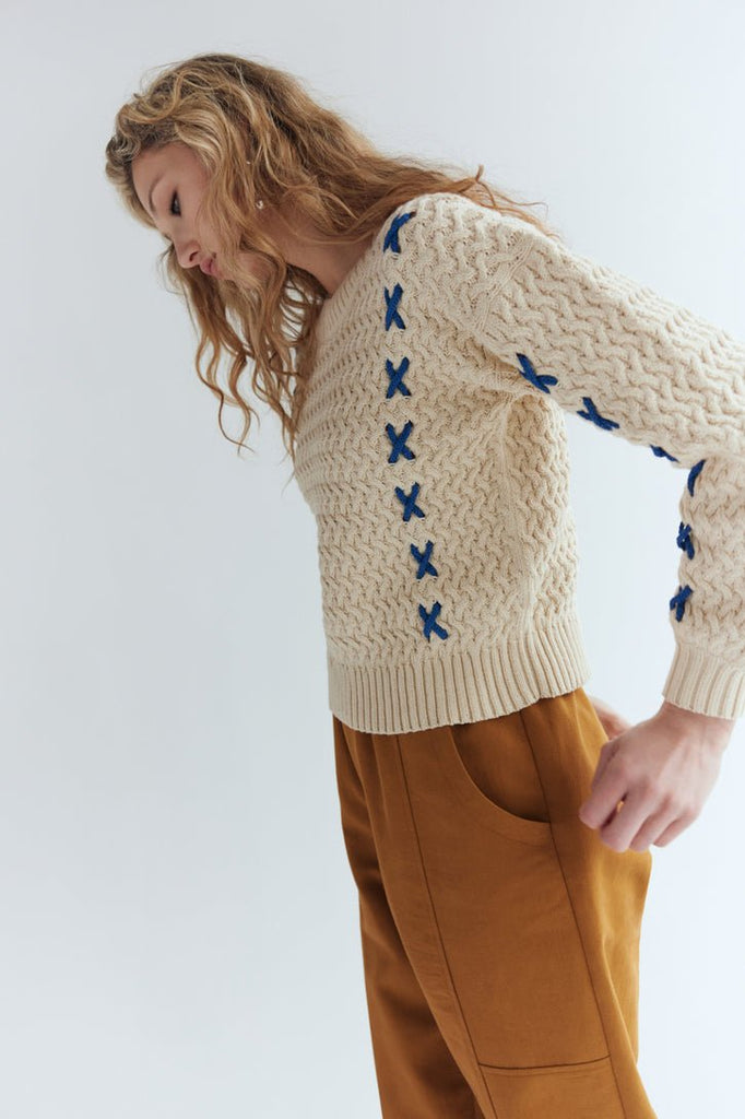Eve Gravel Greenland Sweater (Pre-Order) - Victoire BoutiqueEve GravelTops Ottawa Boutique Shopping Clothing