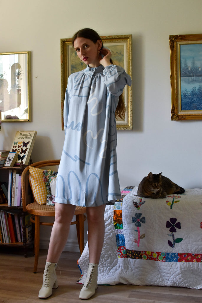 Eve Gravel Joplin Dress - Sky & Salt Water Blue (Online Exclusive) - Victoire BoutiqueEve GravelDresses Ottawa Boutique Shopping Clothing