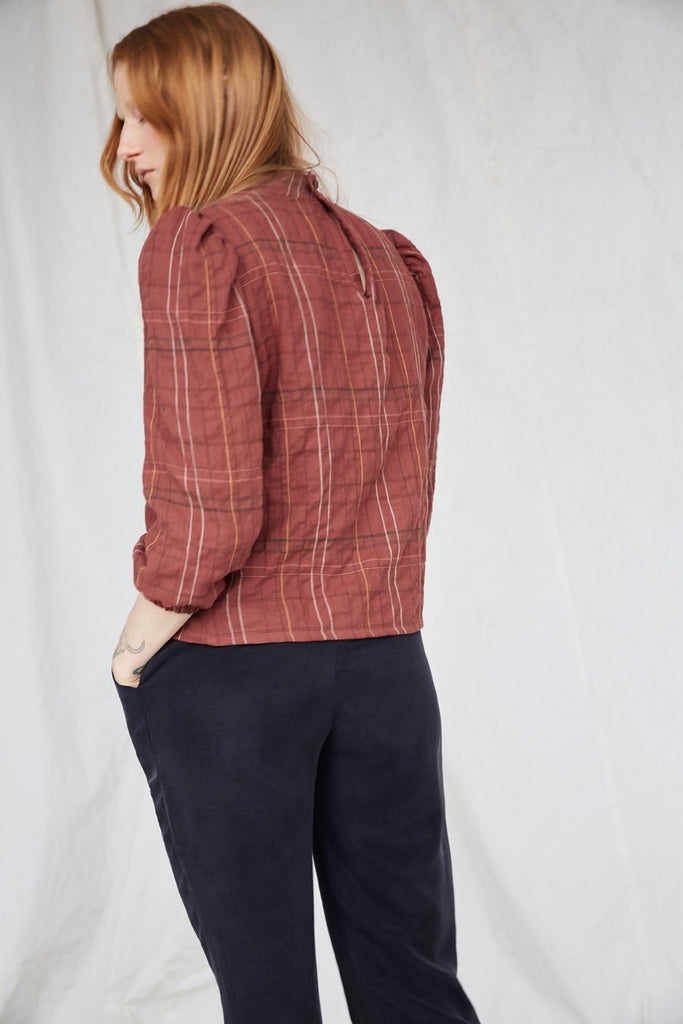 Eve Gravel Lost City Top - Plaid (Online Exclusive) - Victoire BoutiqueEve GravelTops Ottawa Boutique Shopping Clothing
