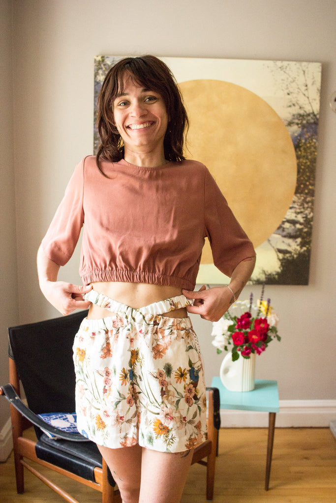 Eve Gravel Magnolia Top - Brick (In Store) - Victoire BoutiqueEve GravelTops Ottawa Boutique Shopping Clothing