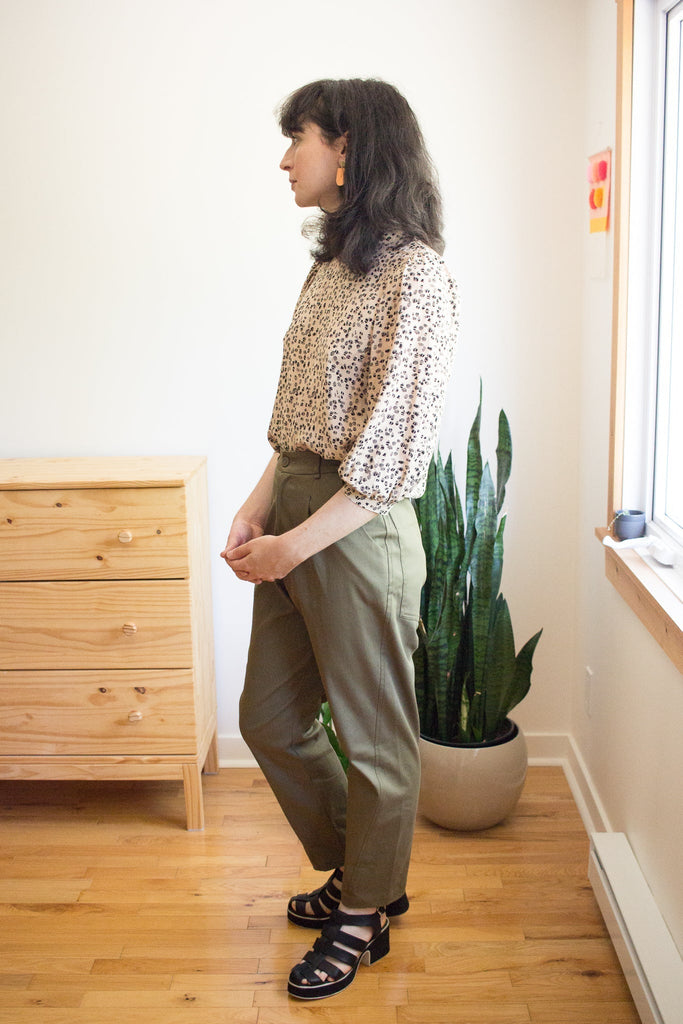 Eve Gravel Preston Pants - Olive (In Store) - Victoire BoutiqueEve GravelBottoms Ottawa Boutique Shopping Clothing