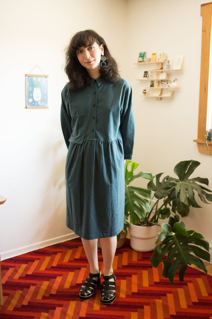 Eve Gravel Raya Dress - Spirulina (In Store) - Victoire BoutiqueEve GravelDresses Ottawa Boutique Shopping Clothing
