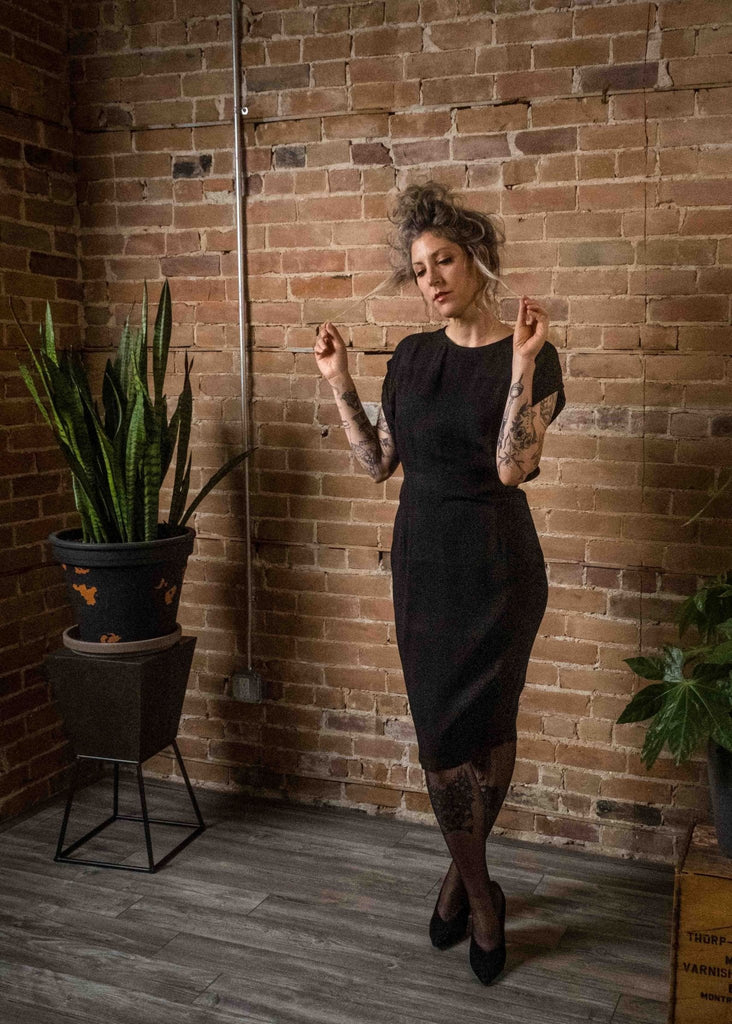 Eve Gravel Rio Dress - Black Plaid (Online Exclusive) - Victoire BoutiqueEve GravelDresses Ottawa Boutique Shopping Clothing