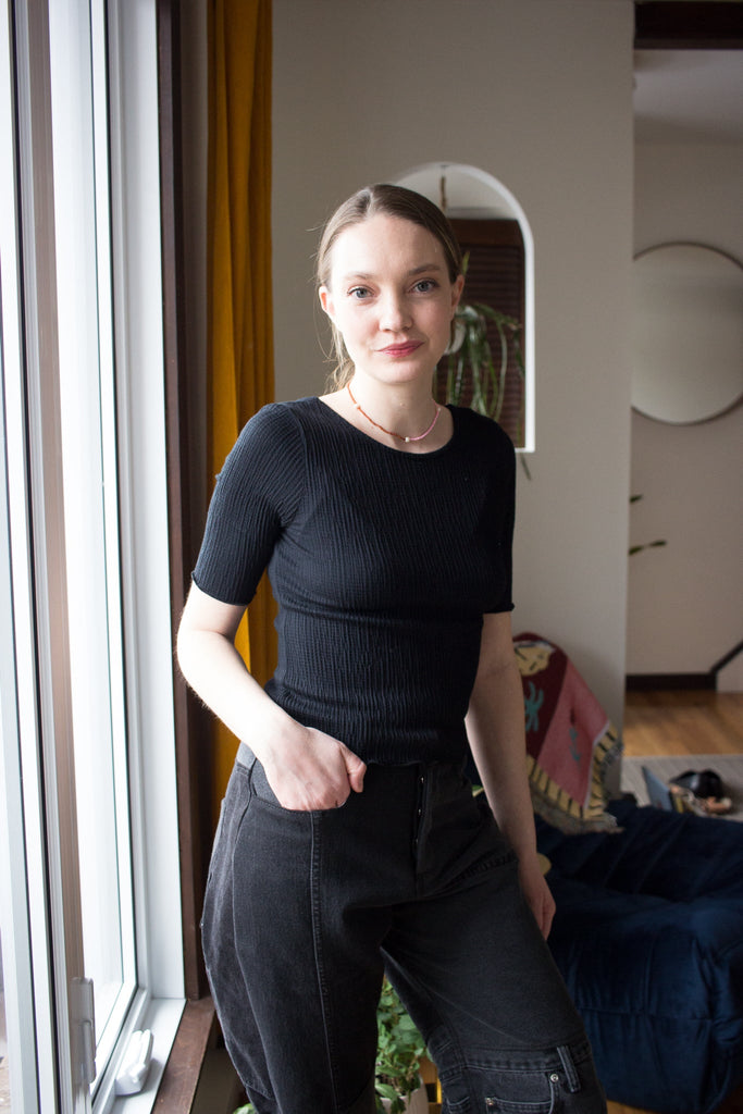Eve Gravel Roger Top - Black (In Store) - Victoire BoutiqueEve GravelTops Ottawa Boutique Shopping Clothing