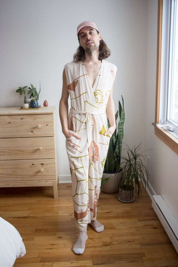 Eve Gravel Vassily Jumpsuit - Cream or Terracotta (Online Exclusive) - Victoire BoutiqueEve GravelJumpsuits Ottawa Boutique Shopping Clothing