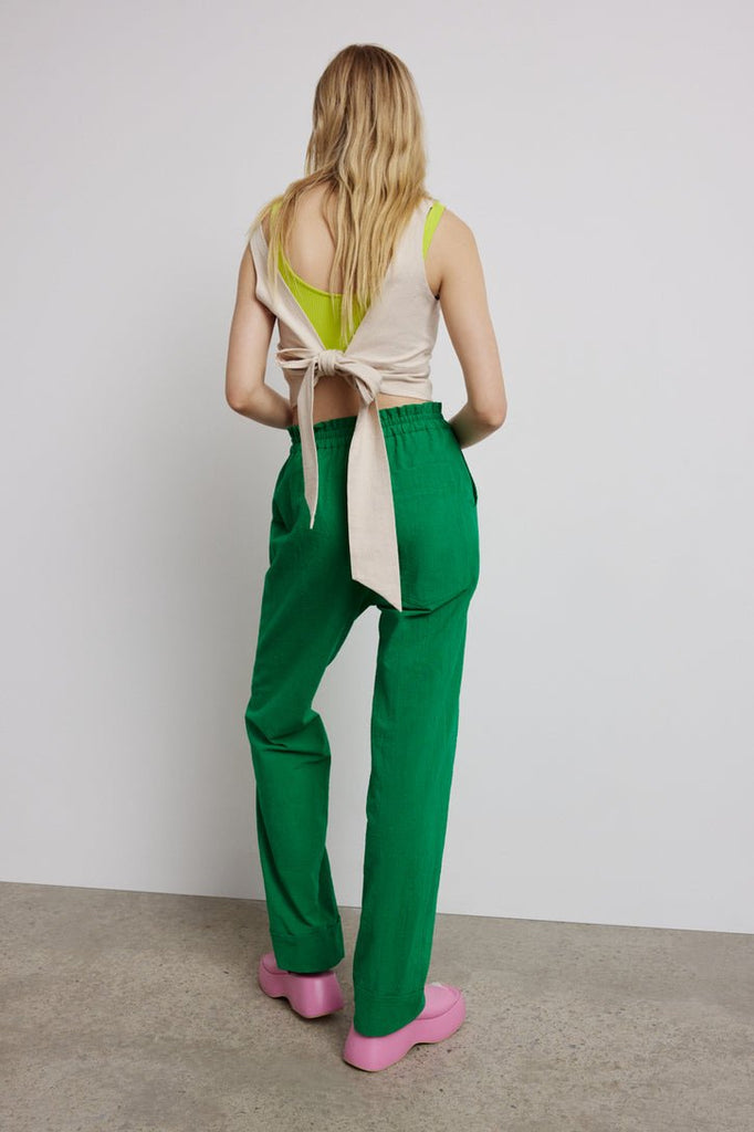 Eve Gravel Webb Pants - Lucky Green (In Store) - Victoire BoutiqueEve GravelBottoms Ottawa Boutique Shopping Clothing