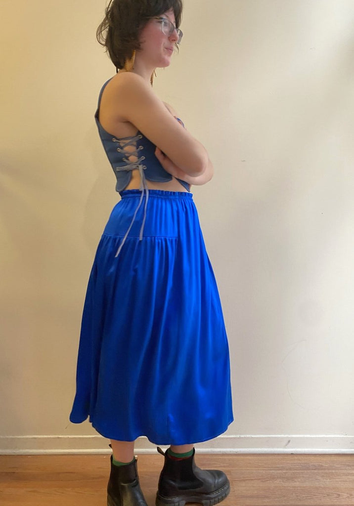 Fortiv Calyx Skirt (Blue) - Victoire BoutiqueFortivSkirts Ottawa Boutique Shopping Clothing