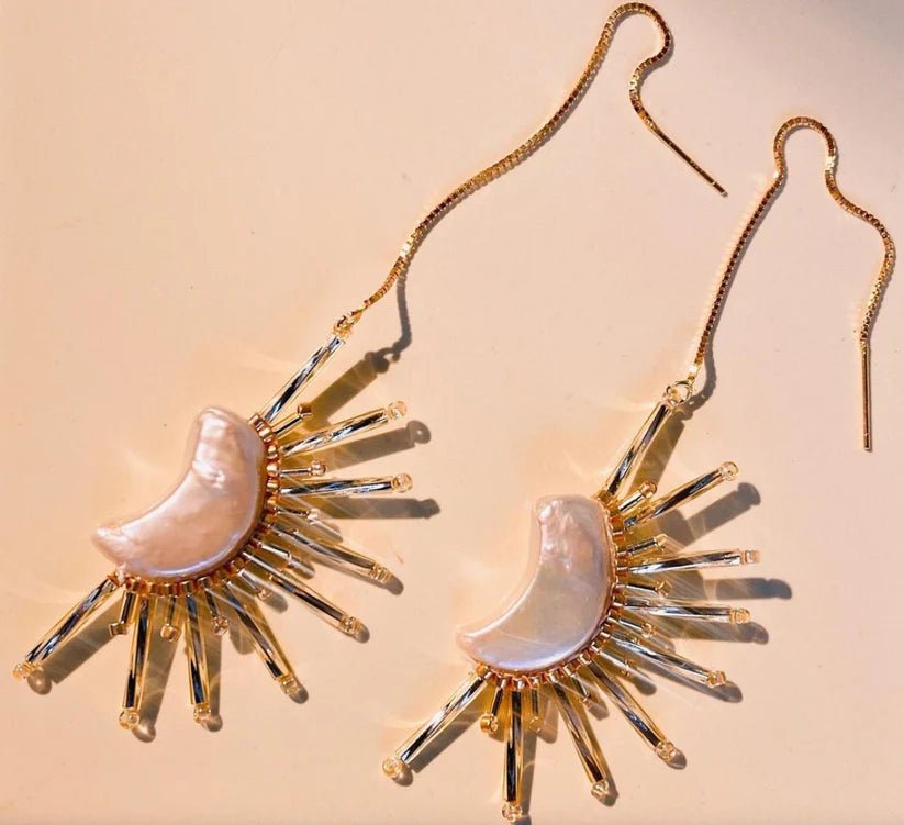 Frnge Eclipse Earrings (Gold) - Victoire BoutiqueFrngeEarrings Ottawa Boutique Shopping Clothing