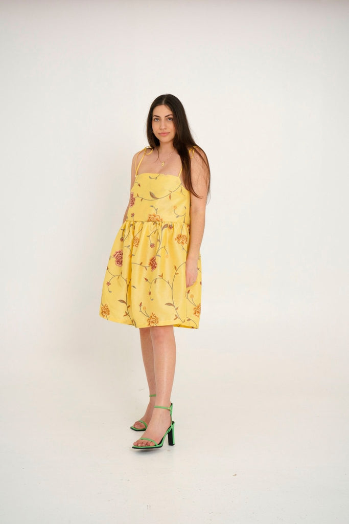Genia Evelina Luna Dress (Sun & Flowers) - Victoire BoutiqueGenia EvelinaDresses Ottawa Boutique Shopping Clothing