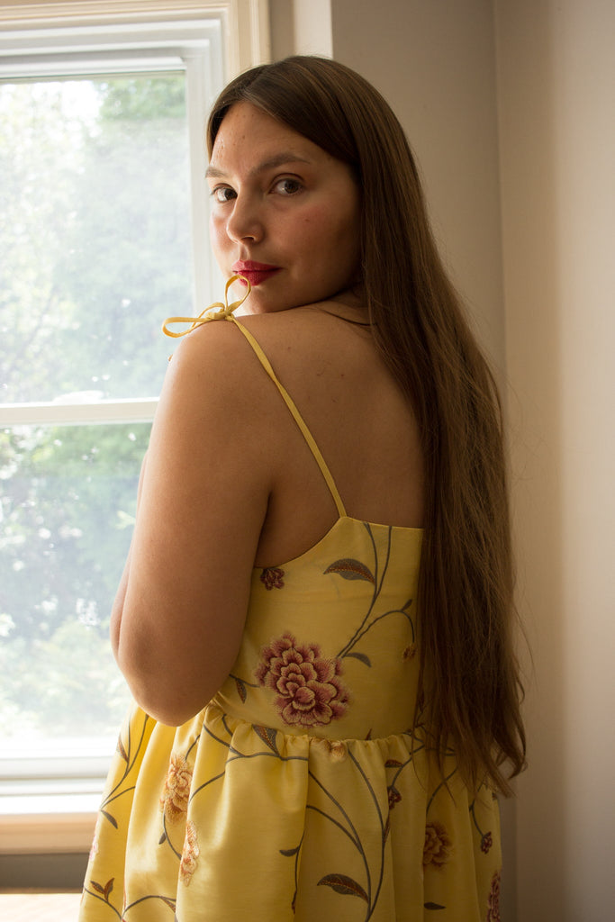Genia Evelina Luna Dress (Sun & Flowers) - Victoire BoutiqueGenia EvelinaDresses Ottawa Boutique Shopping Clothing