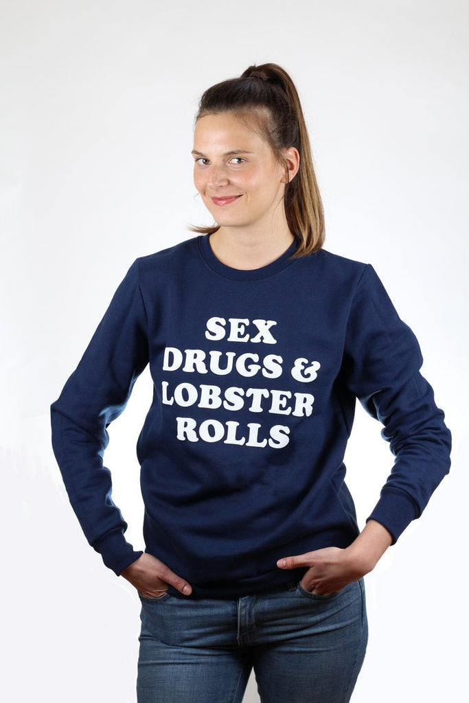Girl From Away Lobster Rolls Fleece (Navy) - Victoire BoutiqueGirl From AwayTops Ottawa Boutique Shopping Clothing