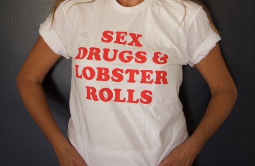 Girl From Away Lobster Rolls Tee - Victoire BoutiqueGirl From Awaytshirt Ottawa Boutique Shopping Clothing