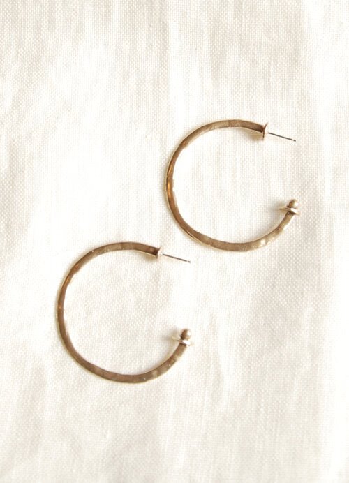 Hawkly Abode Hoops (Bronze or Silver) - Victoire BoutiqueHawklyEarrings Ottawa Boutique Shopping Clothing