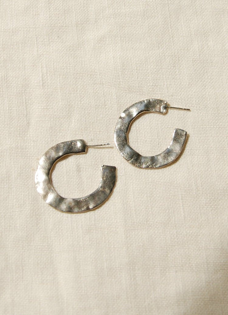 Hawkly Adobe Hoops (Silver or Bronze) - Victoire BoutiqueHawklyEarrings Ottawa Boutique Shopping Clothing