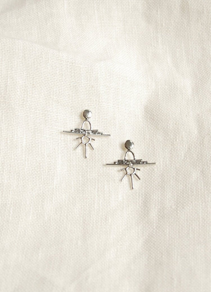 Hawkly Ceremony Earrings (Silver or Bronze) - Victoire BoutiqueHawklyEarrings Ottawa Boutique Shopping Clothing