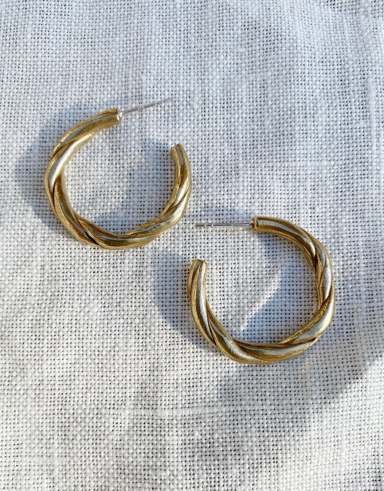 Hawkly Element Hoops Large - Victoire BoutiqueHawklyEarrings Ottawa Boutique Shopping Clothing