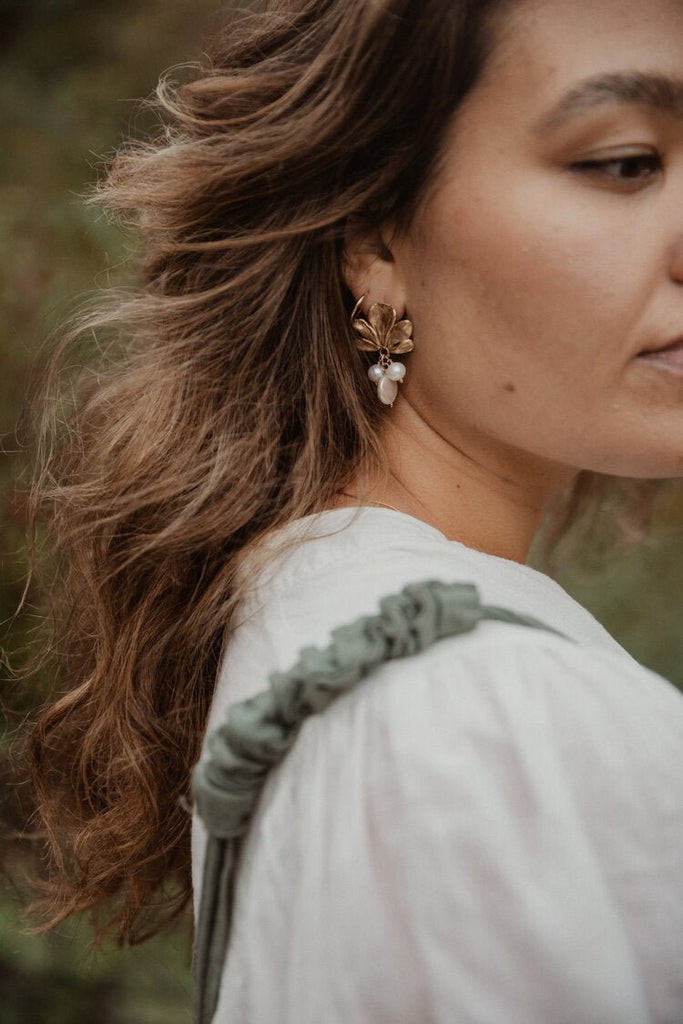 Hawkly Fauna Earrings (Bronze or Silver) - Victoire BoutiqueHawklyEarrings Ottawa Boutique Shopping Clothing