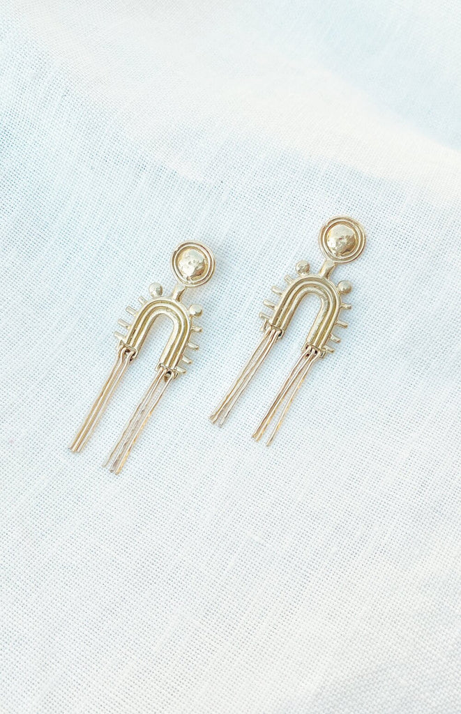 Hawkly Marta Earrings (Bronze or Silver) - Victoire BoutiqueHawklyEarrings Ottawa Boutique Shopping Clothing