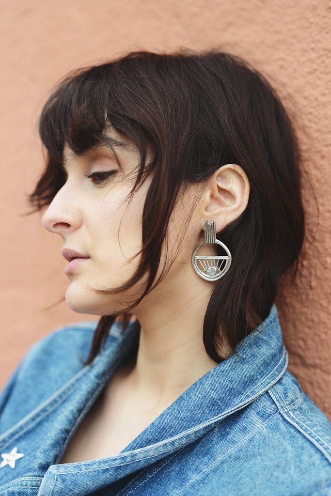 Hawkly Maven Earrings (Bronze or Silver) - Victoire BoutiqueHawklyEarrings Ottawa Boutique Shopping Clothing