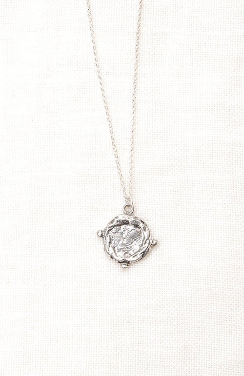Hawkly Medallion IV Necklace (Silver or Bronze) - Victoire BoutiqueHawklyNecklaces Ottawa Boutique Shopping Clothing