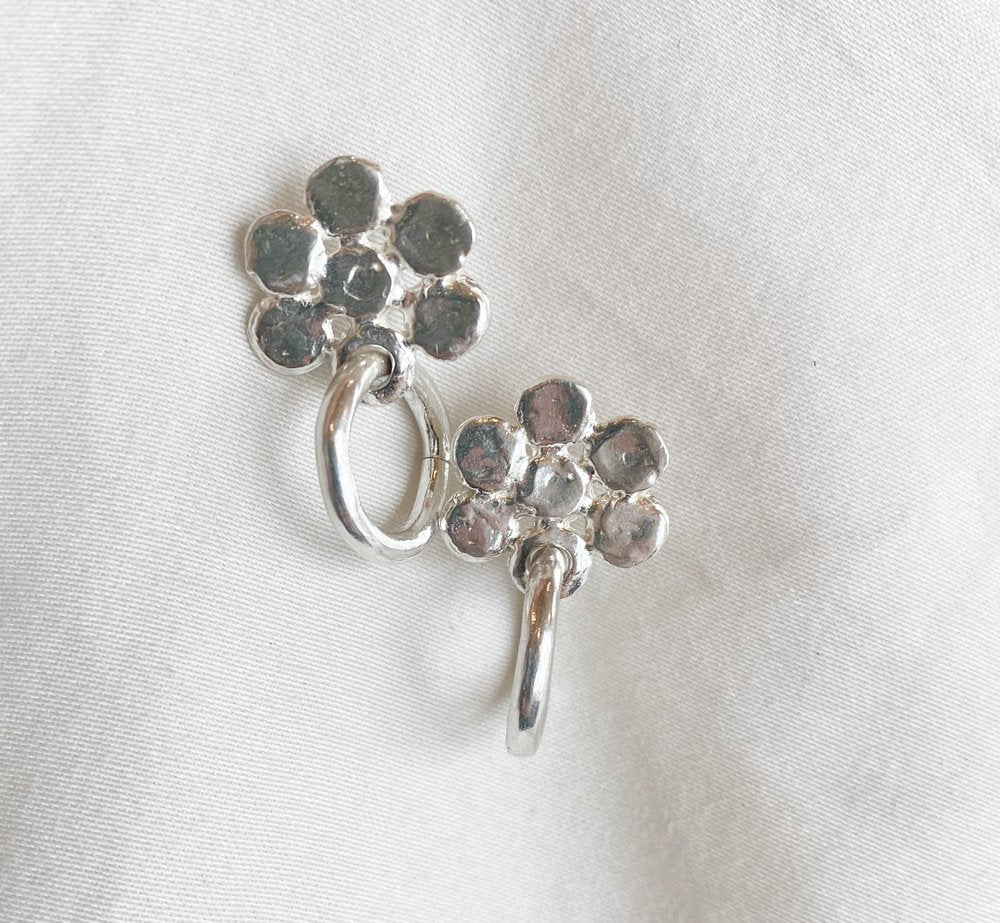 Hawkly Mini Blossom Earrings (Silver or Bronze) - Victoire BoutiqueHawklyEarrings Ottawa Boutique Shopping Clothing