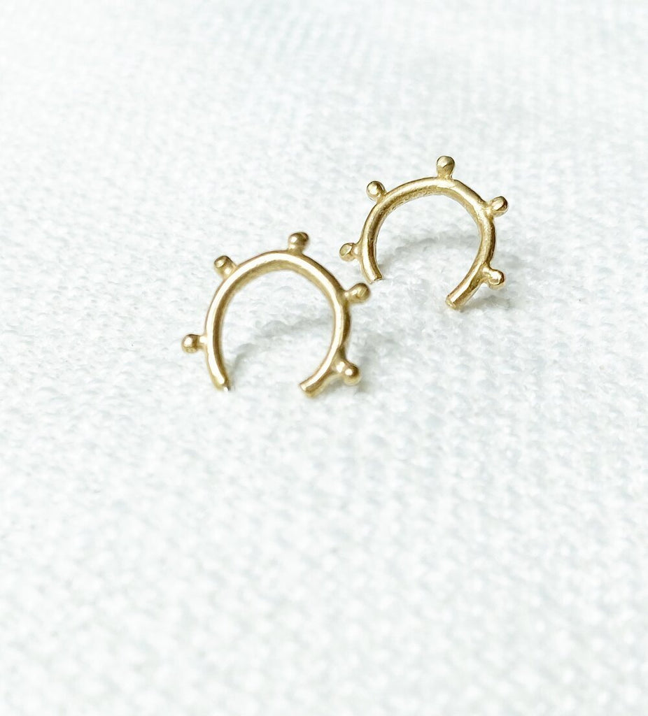 Hawkly Nomad Mini Hoops (Bronze or Silver) - Victoire BoutiqueHawklyEarrings Ottawa Boutique Shopping Clothing