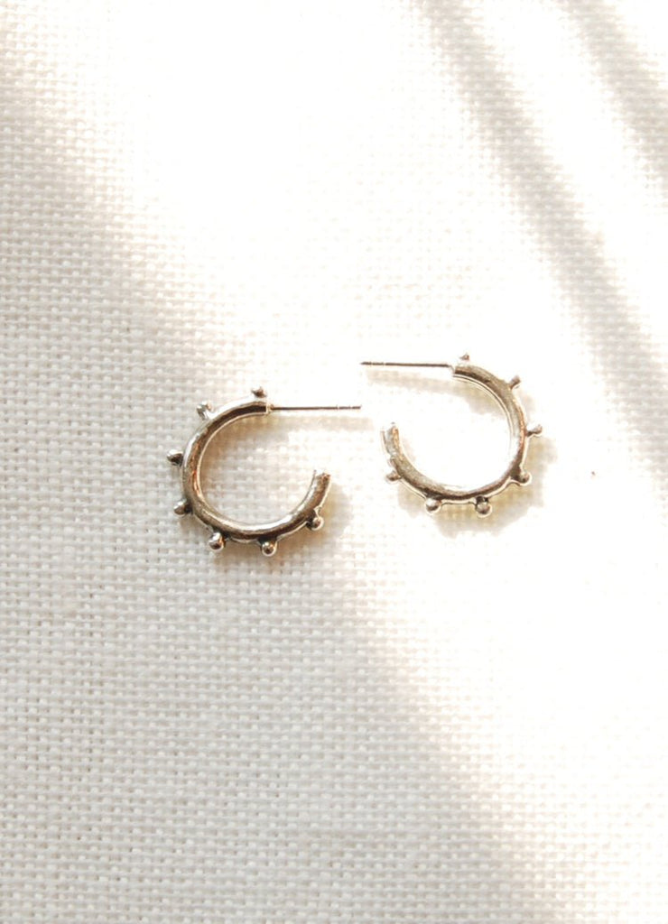 Hawkly Nomad Small Hoops (Bronze or Silver) - Victoire BoutiqueHawklyEarrings Ottawa Boutique Shopping Clothing