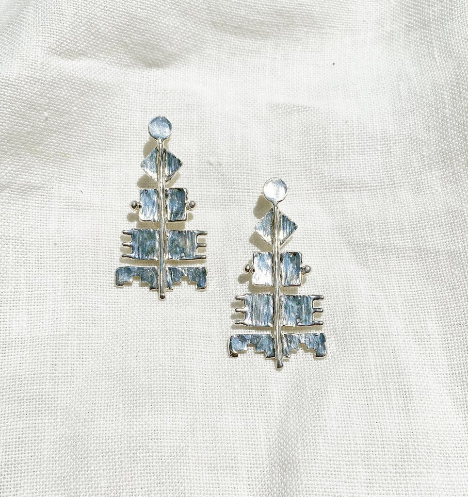 Hawkly Pyra Earrings (Silver or Bronze) - Victoire BoutiqueHawklyEarrings Ottawa Boutique Shopping Clothing