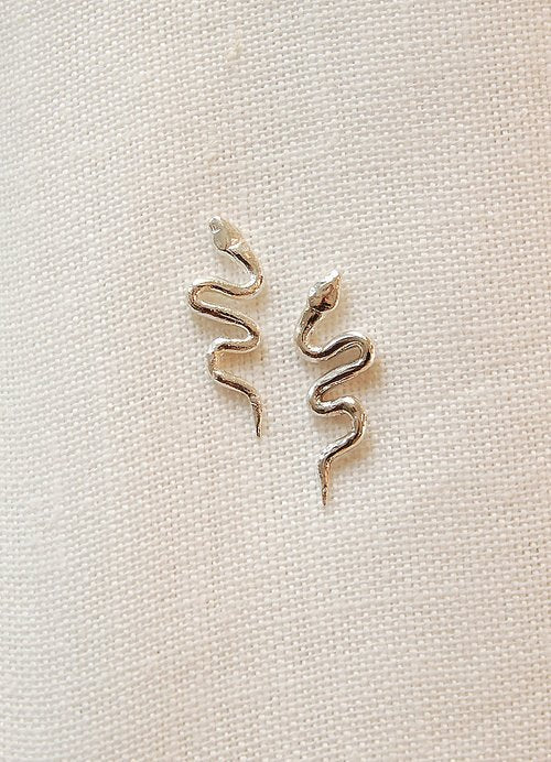 Hawkly Serpent Earrings (Bronze or Silver) - Victoire BoutiqueHawklyEarrings Ottawa Boutique Shopping Clothing