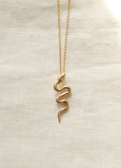 Hawkly Serpent Necklace (Bronze or Silver) - Victoire BoutiqueHawklyNecklaces Ottawa Boutique Shopping Clothing