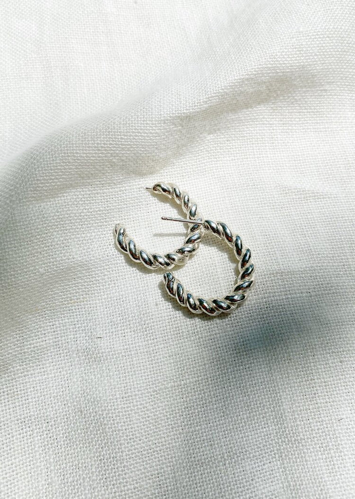 Hawkly Spiral Hoops (Bronze or Silver) - Victoire BoutiqueHawklyEarrings Ottawa Boutique Shopping Clothing