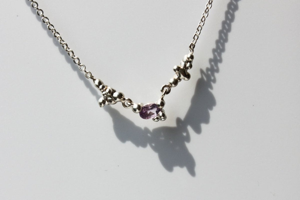House of Hudson Amethyst Droplet Chain - Victoire BoutiqueHouse of HudsonNecklaces Ottawa Boutique Shopping Clothing