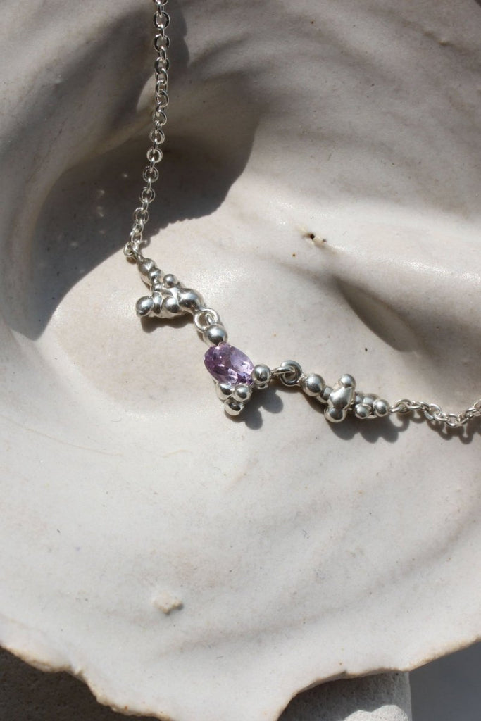 House of Hudson Amethyst Droplet Chain - Victoire BoutiqueHouse of HudsonNecklaces Ottawa Boutique Shopping Clothing