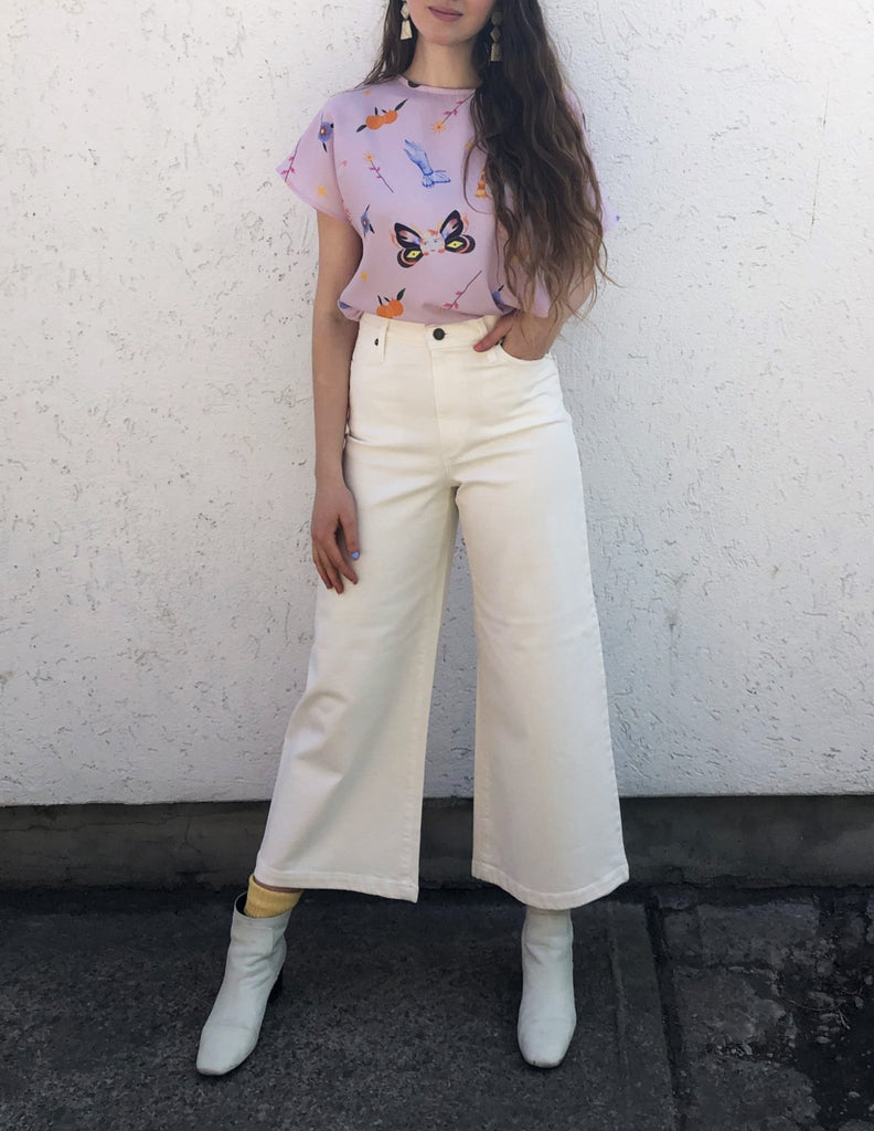 Iris Denim Edge of Seventeen Jeans (Vintage White) - Victoire BoutiqueIrisBottoms Ottawa Boutique Shopping Clothing