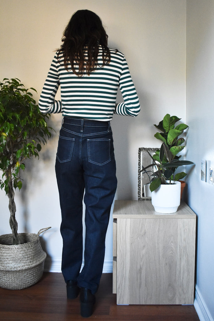 Iris Denim Line Up Jeans (Dark Blue) - Victoire BoutiqueIrisBottoms Ottawa Boutique Shopping Clothing