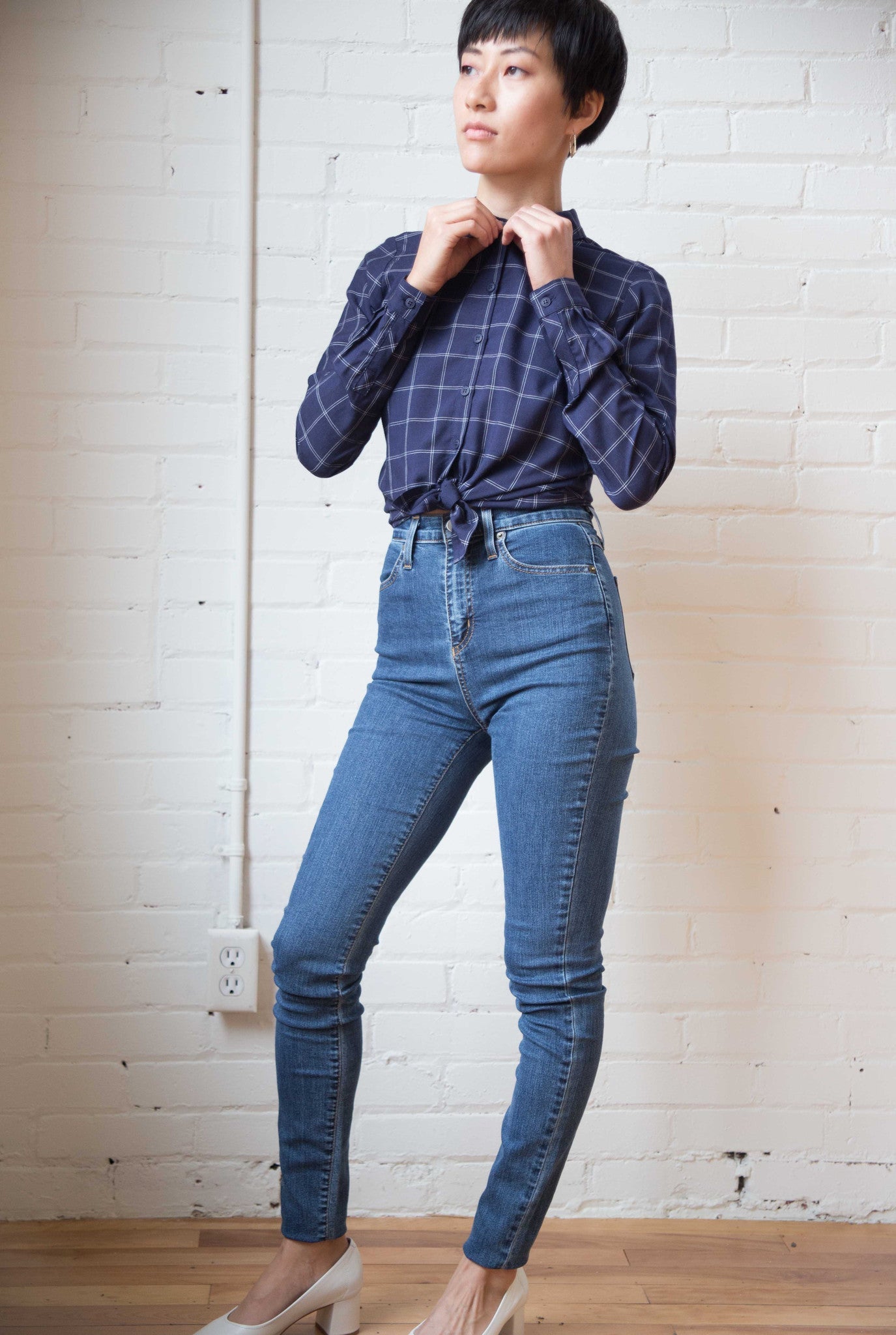 Iris Denim X Offender Jeans - Victoire Boutique - Bottoms - Iris - Victoire  Boutique - ethical sustainable boutique shopping Ottawa made in Canada